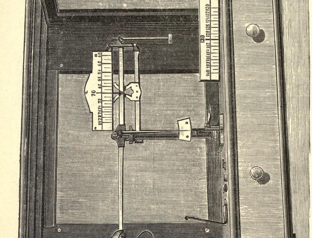 An illustration from The technical testing of yarns and textile fabrics : with reference to official specifications, 1898, leaf 96