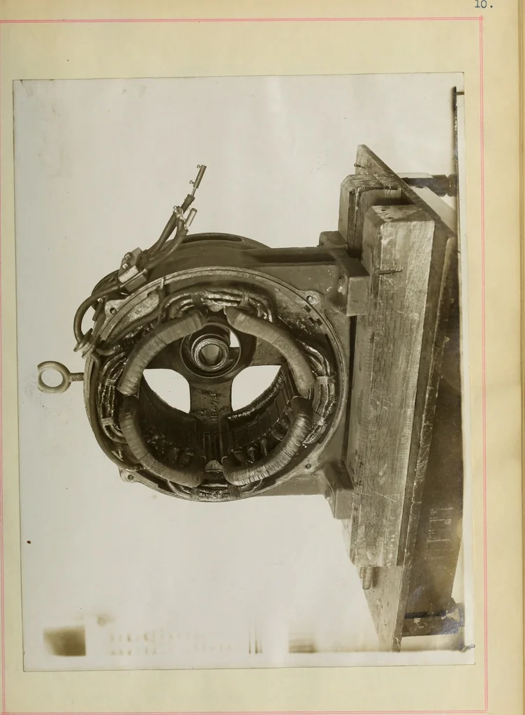 An illustration from Test of an alternating current compensated series motor, 1908, leaf 26