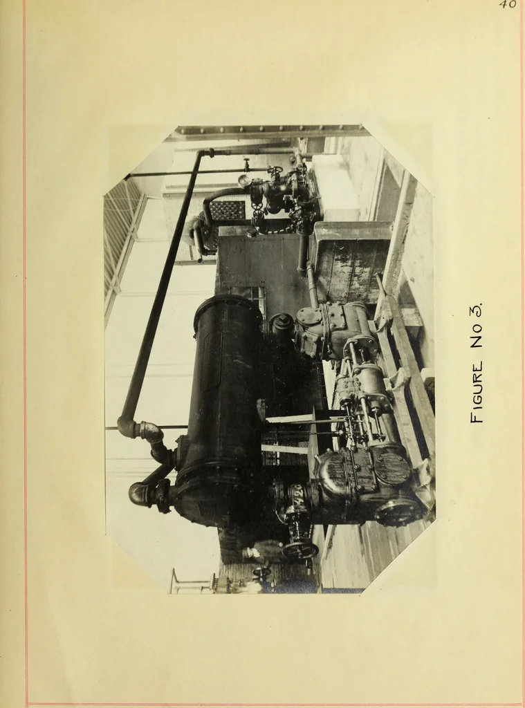 An illustration from Test of a De Laval turbo-pump, 1906, leaf 86