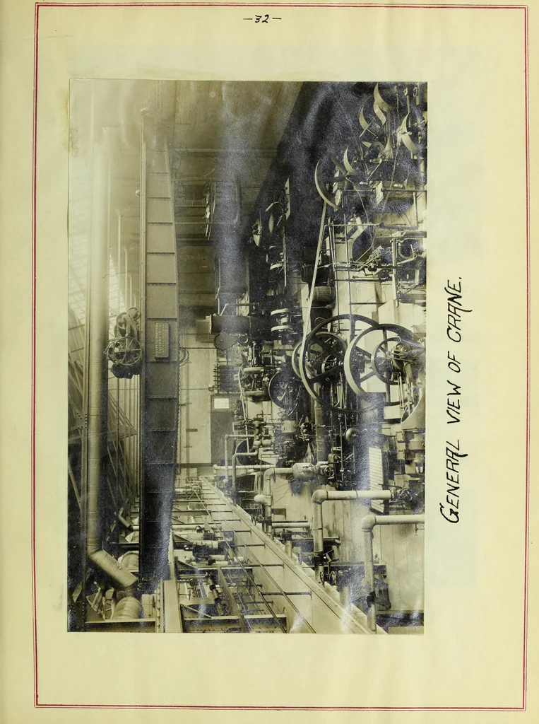 An illustration from Test of ten ton crane, 1911, leaf 72
