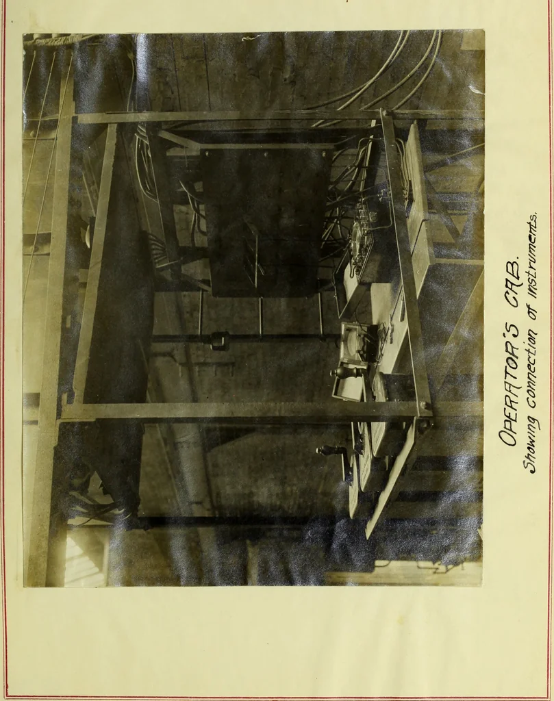 An illustration from Test of ten ton crane, 1911, leaf 76