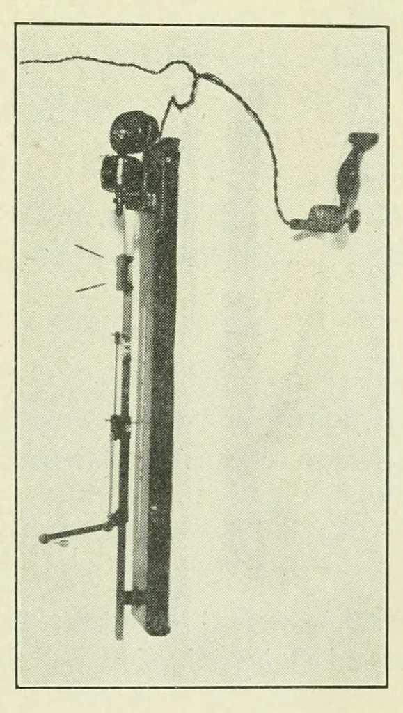 An illustration from Tests analyses and research : instruments and textile storage : useful tables and publications, 1923, leaf 49