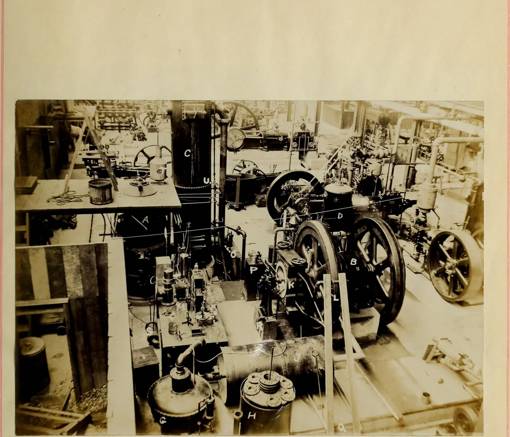 An illustration from Tests of an Otto suction gas producer and gas engine, 1906, leaf 50
