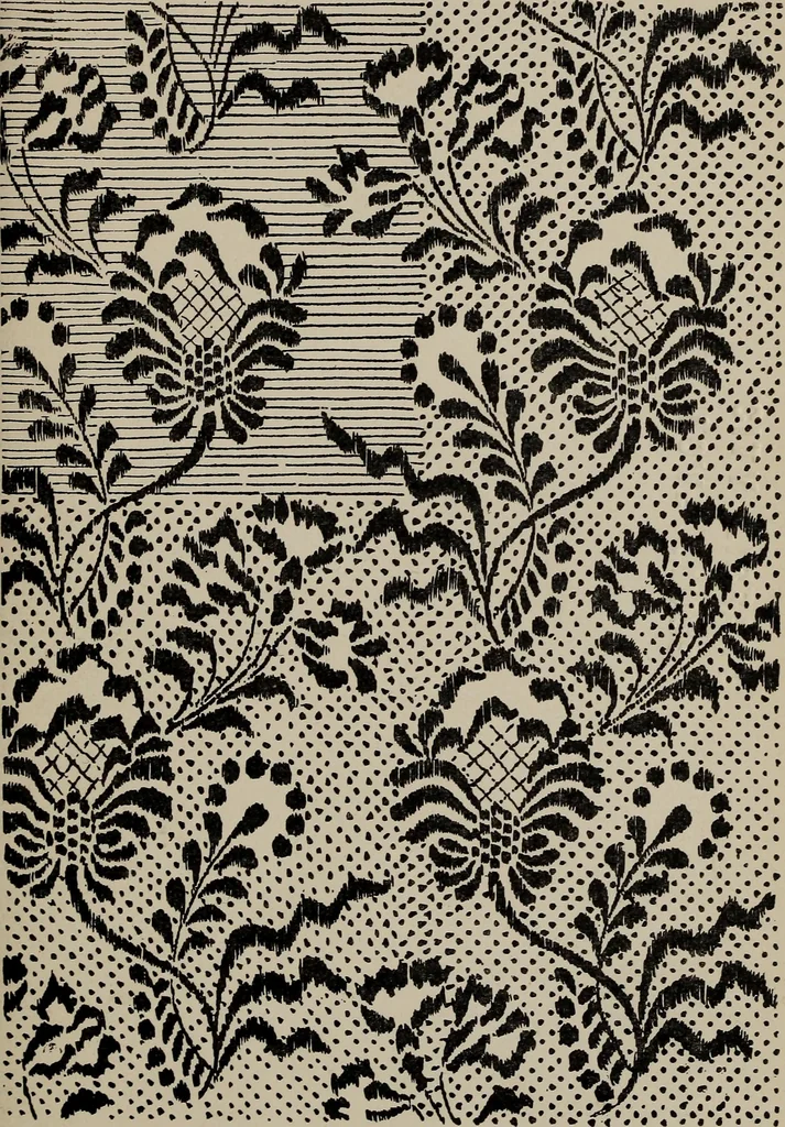An illustration from A text book dealing with ornamental design for woven fabrics, 1897, leaf 102