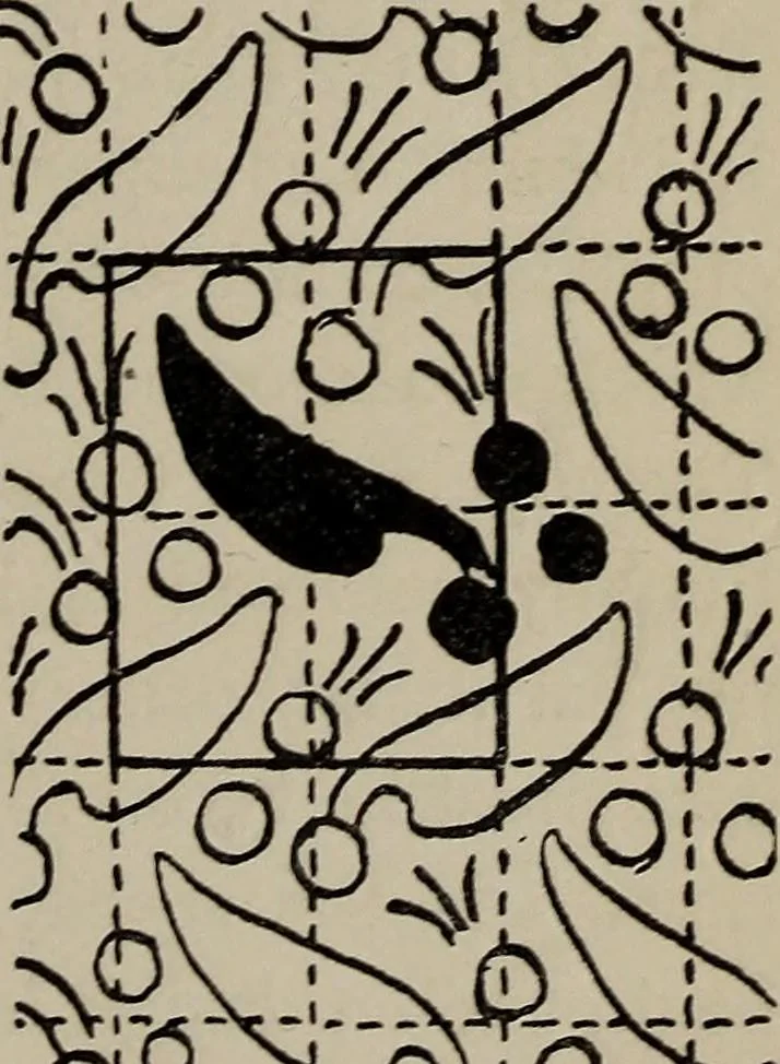 An illustration from A text book dealing with ornamental design for woven fabrics, 1897, leaf 112
