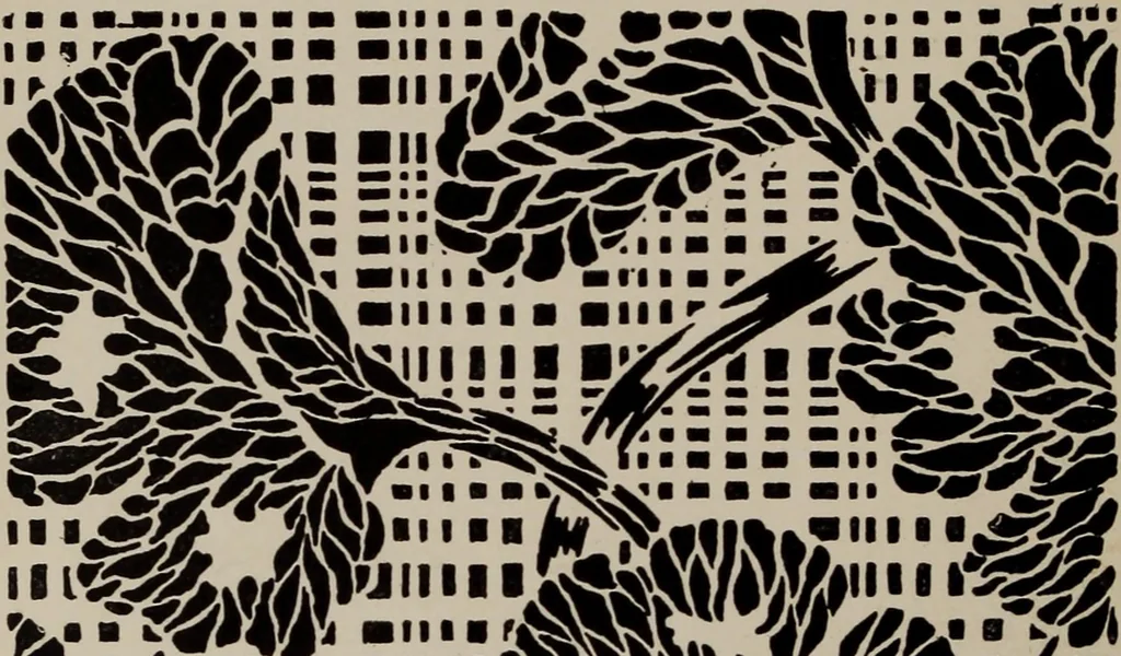 An illustration from A text book dealing with ornamental design for woven fabrics, 1897, leaf 117
