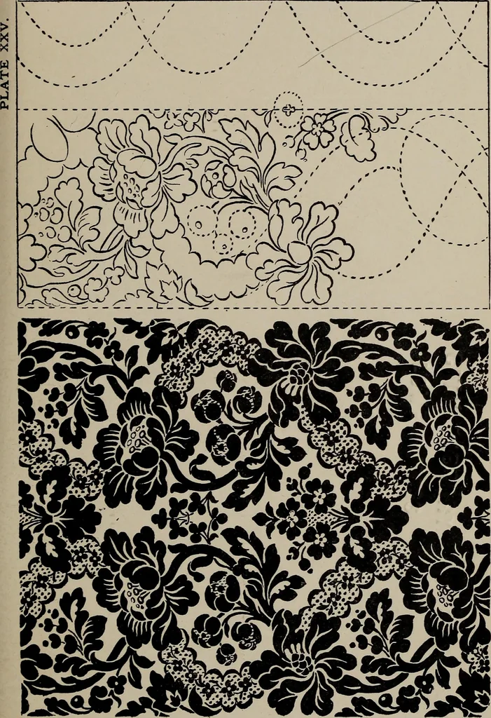 An illustration from A text book dealing with ornamental design for woven fabrics, 1897, leaf 118