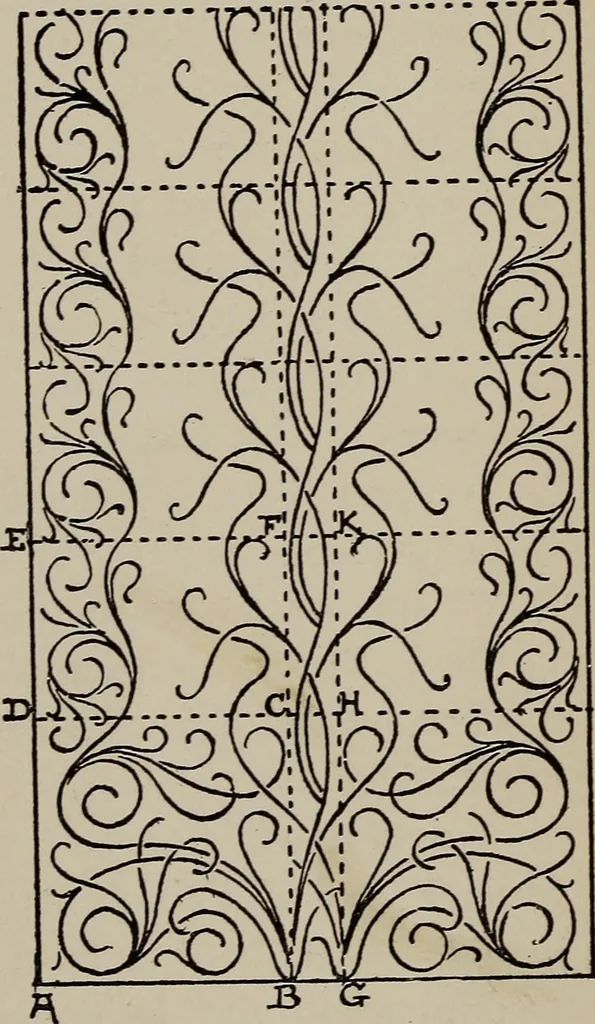 An illustration from A text book dealing with ornamental design for woven fabrics, 1897, leaf 142