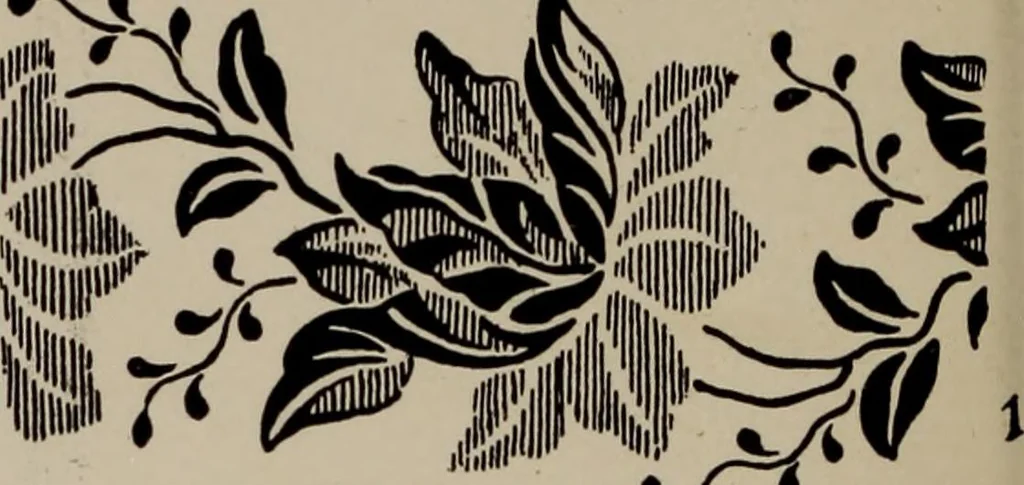 An illustration from A text book dealing with ornamental design for woven fabrics, 1897, leaf 151