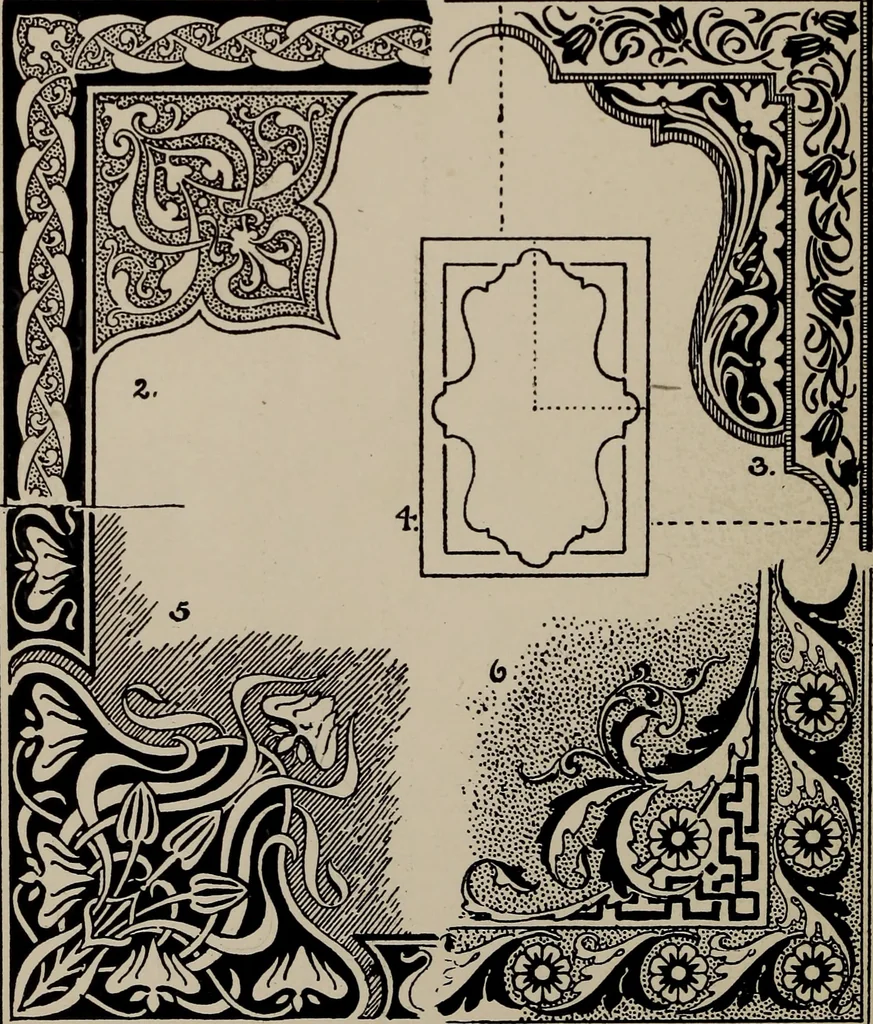 An illustration from A text book dealing with ornamental design for woven fabrics, 1897, leaf 151