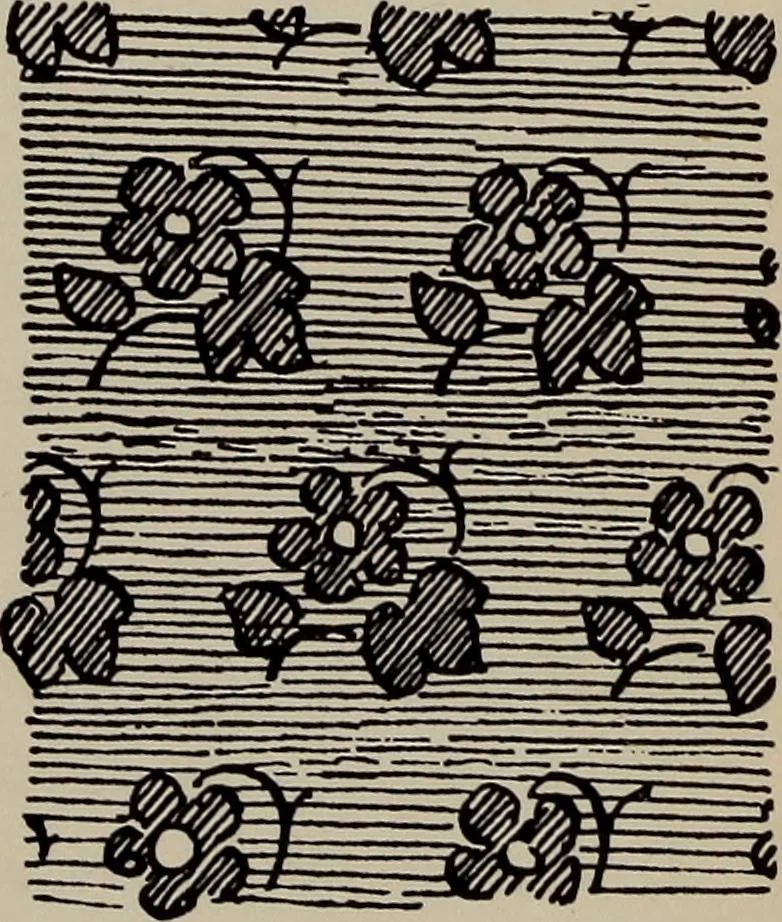An illustration from A text book dealing with ornamental design for woven fabrics, 1897, leaf 160