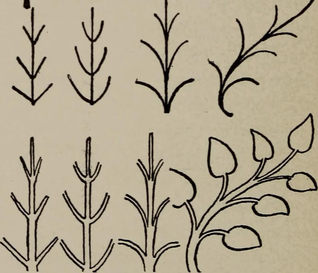 An illustration from A text book dealing with ornamental design for woven fabrics, 1897, leaf 169