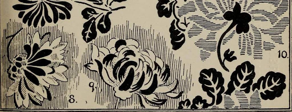 An illustration from A text book dealing with ornamental design for woven fabrics, 1897, leaf 210