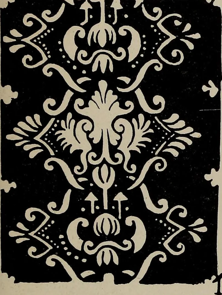 An illustration from A text book dealing with ornamental design for woven fabrics, 1897, leaf 230