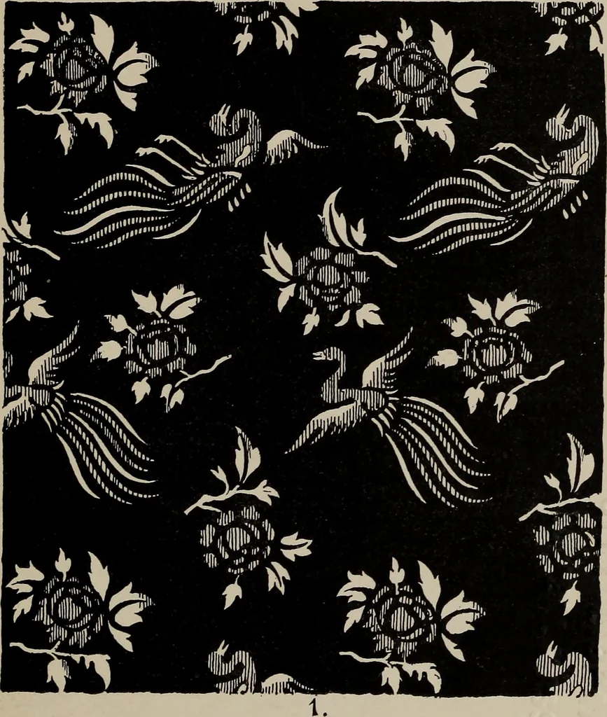 An illustration from A text book dealing with ornamental design for woven fabrics, 1897, leaf 250