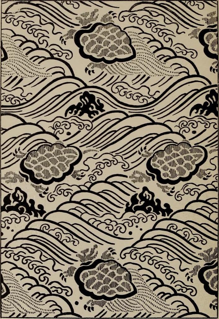 An illustration from A text book dealing with ornamental design for woven fabrics, 1897, leaf 255