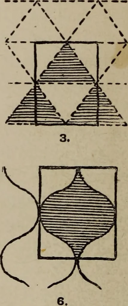 An illustration from A text book dealing with ornamental design for woven fabrics, 1897, leaf 55
