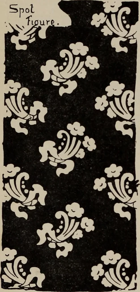 An illustration from A text book dealing with ornamental design for woven fabrics, 1897, leaf 97