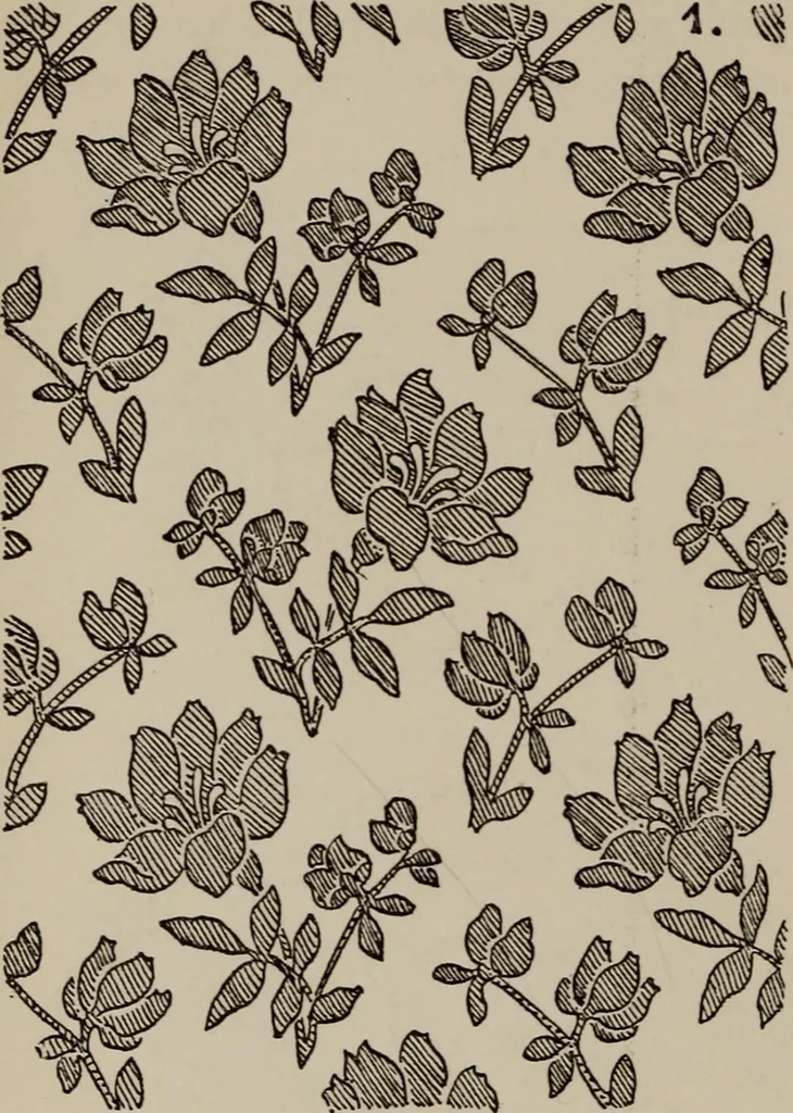 An illustration from A text book dealing with ornamental design for woven fabrics, 1897, leaf 99