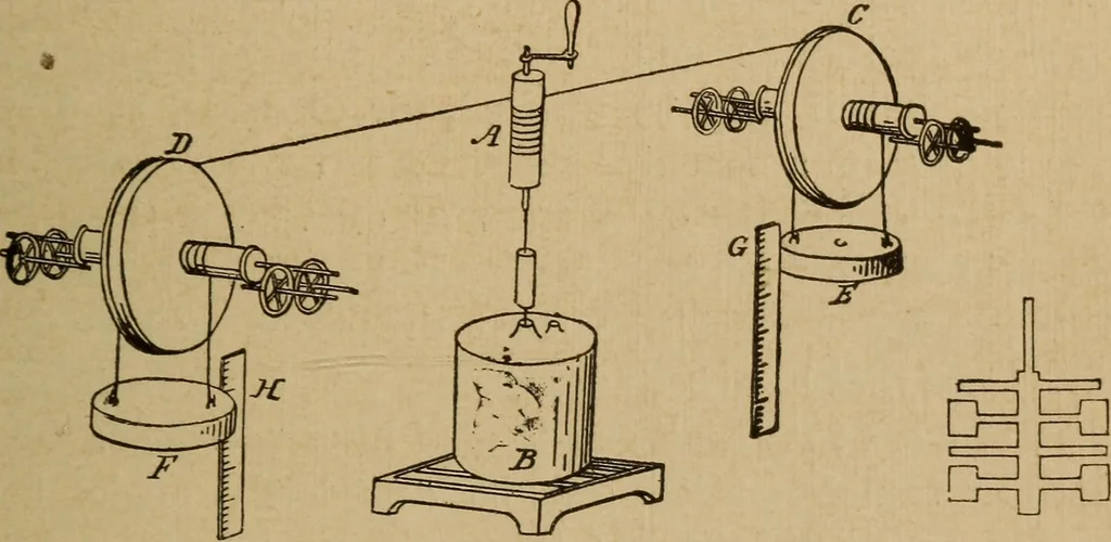 An illustration from A text book of elementary mechanics, for the use of colleges and schools, 1881, leaf 136