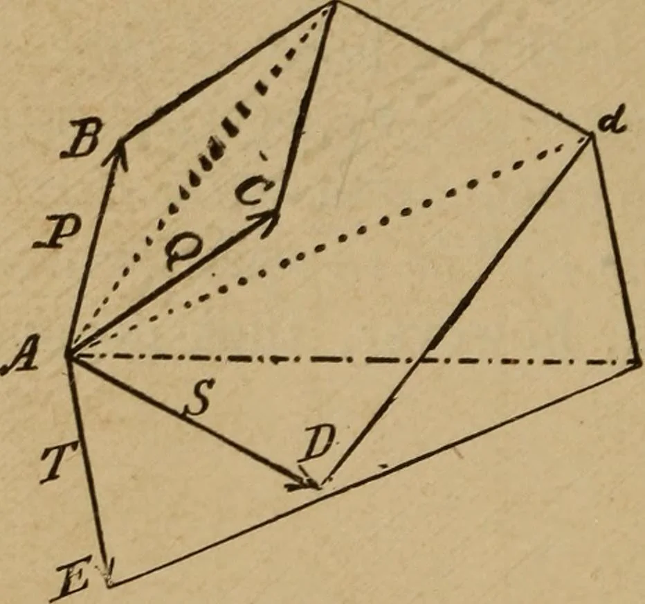 An illustration from A text book of elementary mechanics, for the use of colleges and schools, 1881, leaf 159