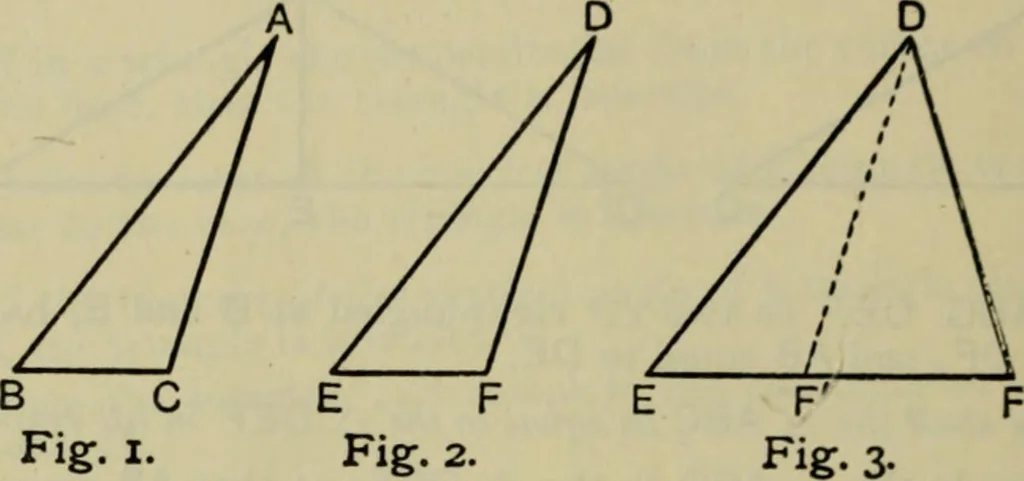 An illustration from Text-book of Euclid's elements for the use of schools : books I - VI and XI, 1900, leaf 119