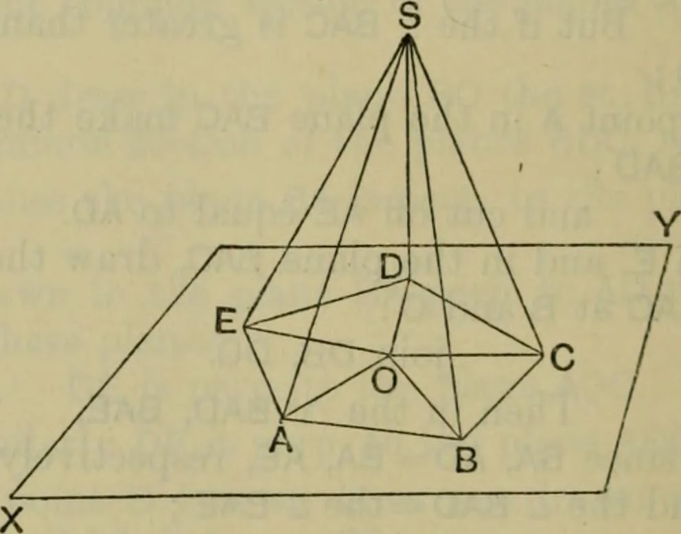 An illustration from Text-book of Euclid's elements for the use of schools : books I - VI and XI, 1900, leaf 463