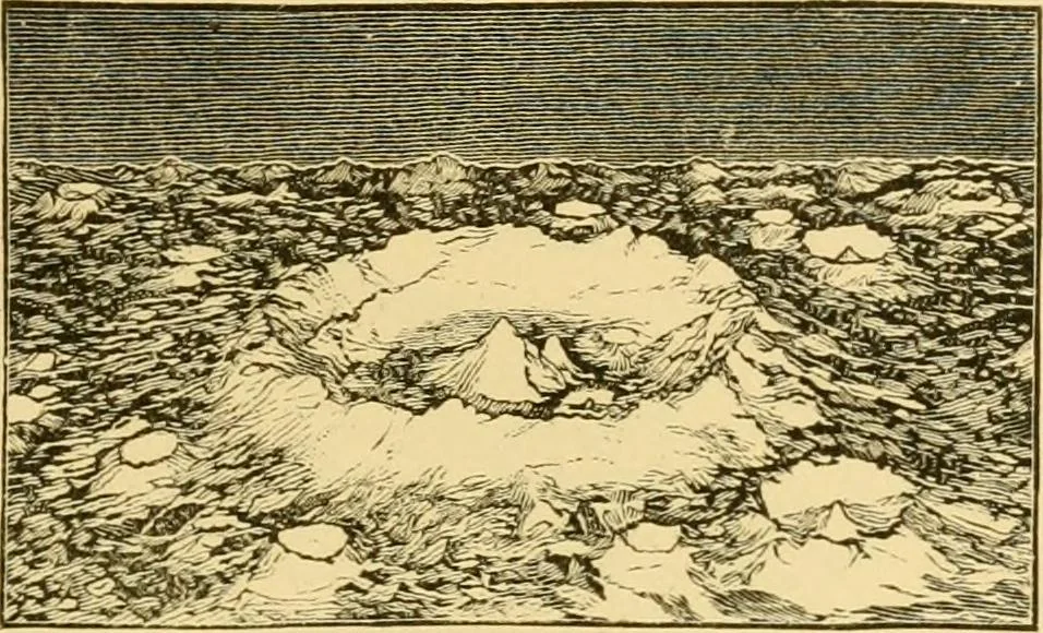 An illustration from A text-book of general astronomy : for colleges and scientific schools, 1888, leaf 178