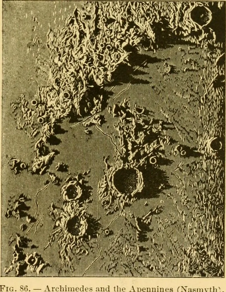 An illustration from A text-book of general astronomy : for colleges and scientific schools, 1888, leaf 180