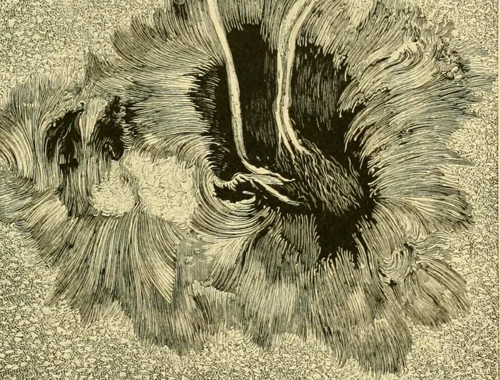 An illustration from A text-book of general astronomy : for colleges and scientific schools, 1888, leaf 196