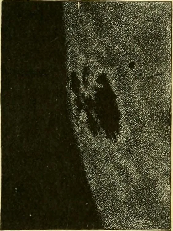 An illustration from A text-book of general astronomy : for colleges and scientific schools, 1888, leaf 214