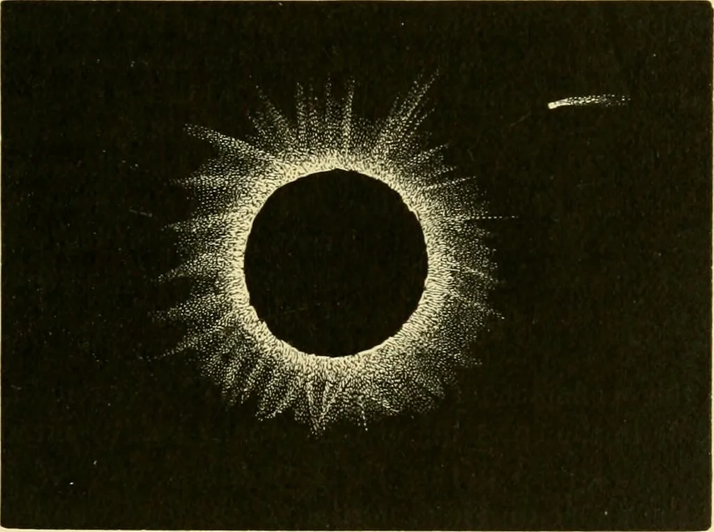 An illustration from A text-book of general astronomy : for colleges and scientific schools, 1888, leaf 222