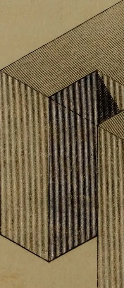 An illustration from A text book of geometrical drawing : abridged from the octavo edition : for the use of schools in which the definitions and rules of geometry are familiarly explained, the practical problems are arranged from the most simple to the more complex, and in their description technicalities are avoided as much as possible : with an introduction to isometrical drawing : and an essay on linear perspective and shadows ..., 1849, leaf 159