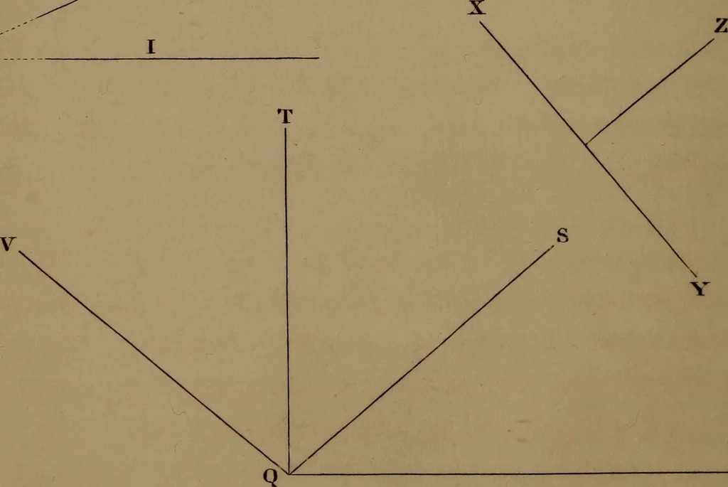 An illustration from A text book of geometrical drawing : abridged from the octavo edition : for the use of schools in which the definitions and rules of geometry are familiarly explained, the practical problems are arranged from the most simple to the more complex, and in their description technicalities are avoided as much as possible : with an introduction to isometrical drawing : and an essay on linear perspective and shadows ..., 1849, leaf 19