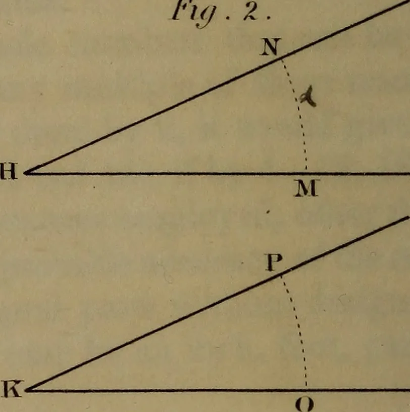 An illustration from A text book of geometrical drawing : abridged from the octavo edition : for the use of schools in which the definitions and rules of geometry are familiarly explained, the practical problems are arranged from the most simple to the more complex, and in their description technicalities are avoided as much as possible : with an introduction to isometrical drawing : and an essay on linear perspective and shadows ..., 1849, leaf 41