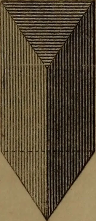 An illustration from A text book of geometrical drawing : abridged from the octavo edition : for the use of schools in which the definitions and rules of geometry are familiarly explained, the practical problems are arranged from the most simple to the more complex, and in their description technicalities are avoided as much as possible : with an introduction to isometrical drawing : and an essay on linear perspective and shadows ..., 1849, leaf 90