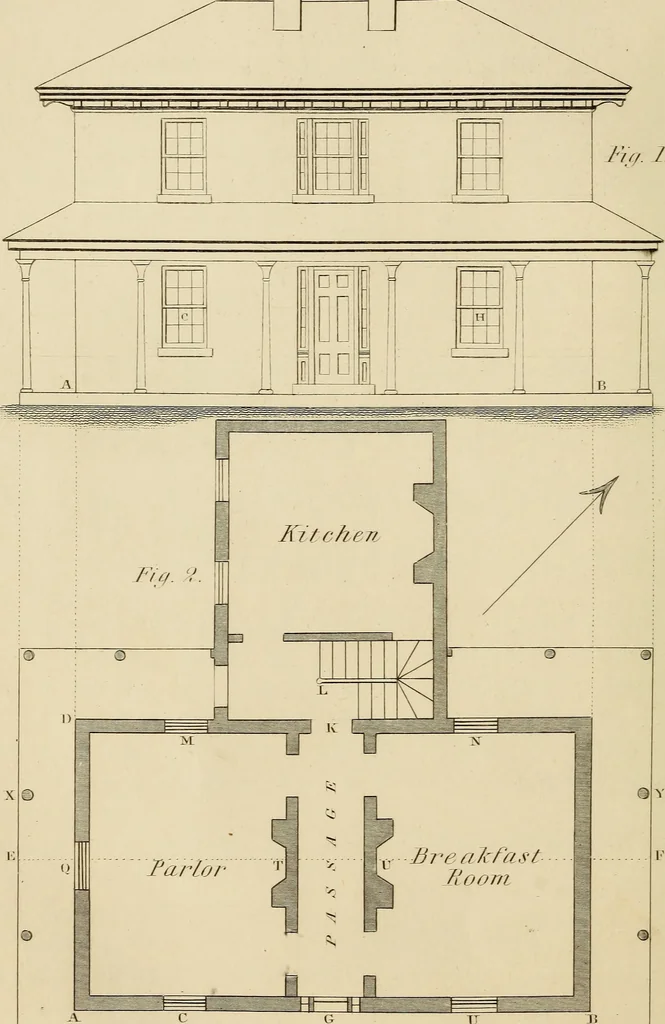 An illustration from A text book of geometrical drawing, for the use of mechanics and schools, in which the definitions and rules of geometry are familiarly explained, 1849, leaf 125