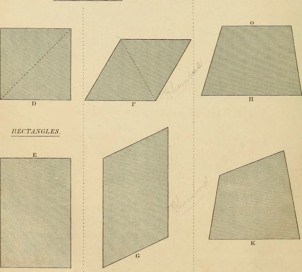 An illustration from A text book of geometrical drawing, for the use of mechanics and schools, in which the definitions and rules of geometry are familiarly explained, 1849, leaf 21