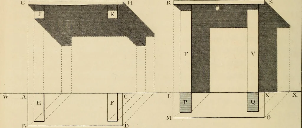 An illustration from A text book of geometrical drawing, for the use of mechanics and schools, in which the definitions and rules of geometry are familiarly explained, 1849, leaf 229