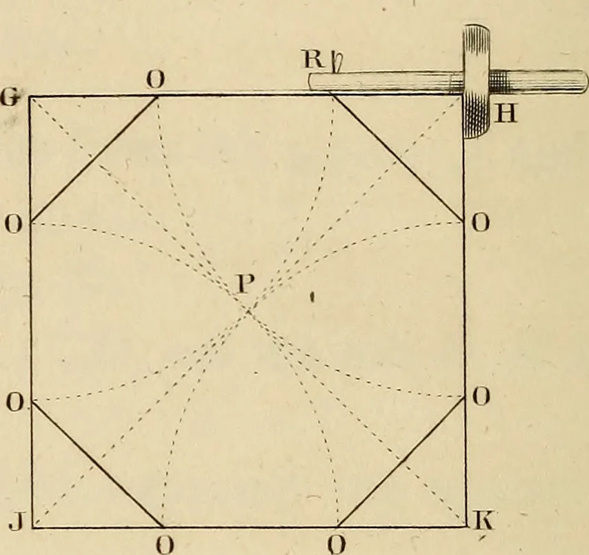 An illustration from A text book of geometrical drawing, for the use of mechanics and schools, in which the definitions and rules of geometry are familiarly explained, 1849, leaf 41