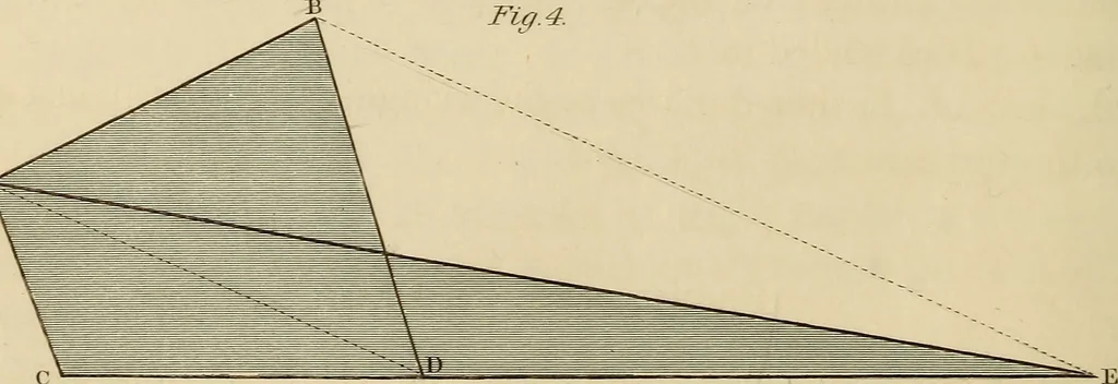 An illustration from A text book of geometrical drawing, for the use of mechanics and schools, in which the definitions and rules of geometry are familiarly explained, 1849, leaf 49