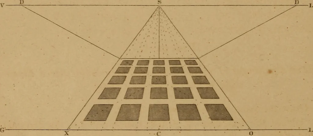 An illustration from A text-book of geometrical drawing, for the use of mechanics and schools, in which the definitions and rules of geometry are familiarly explained .., 1850, leaf 193