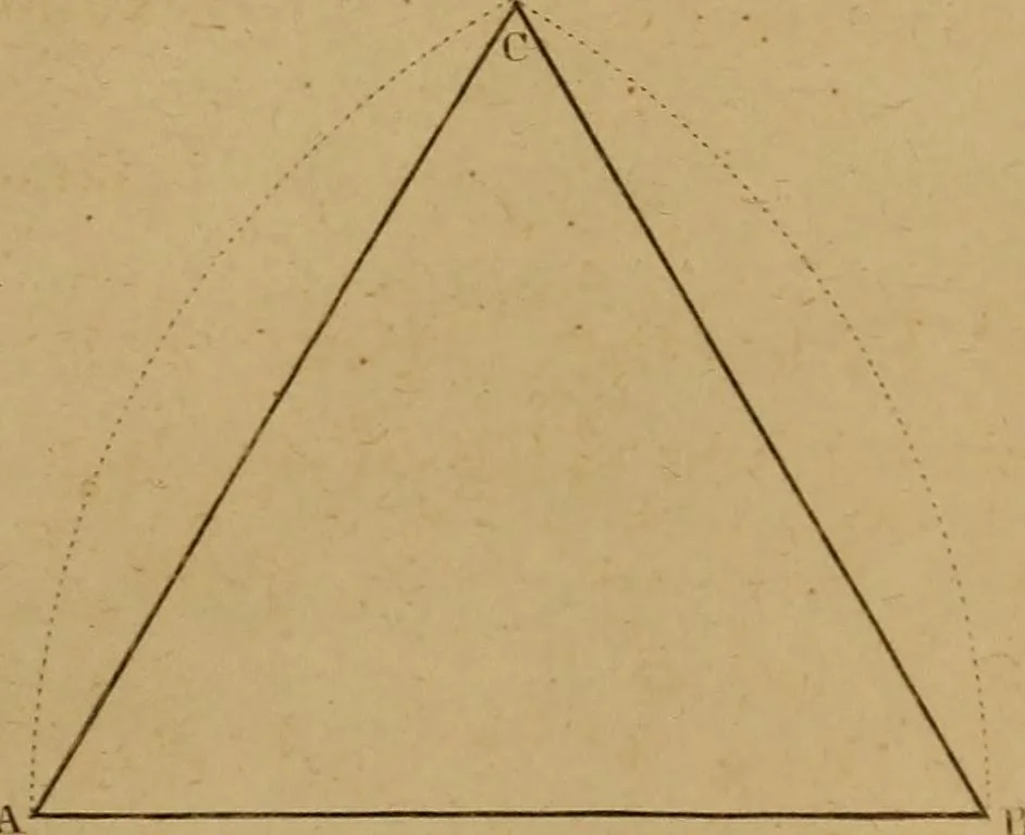 An illustration from A text-book of geometrical drawing, for the use of mechanics and schools, in which the definitions and rules of geometry are familiarly explained .., 1850, leaf 38
