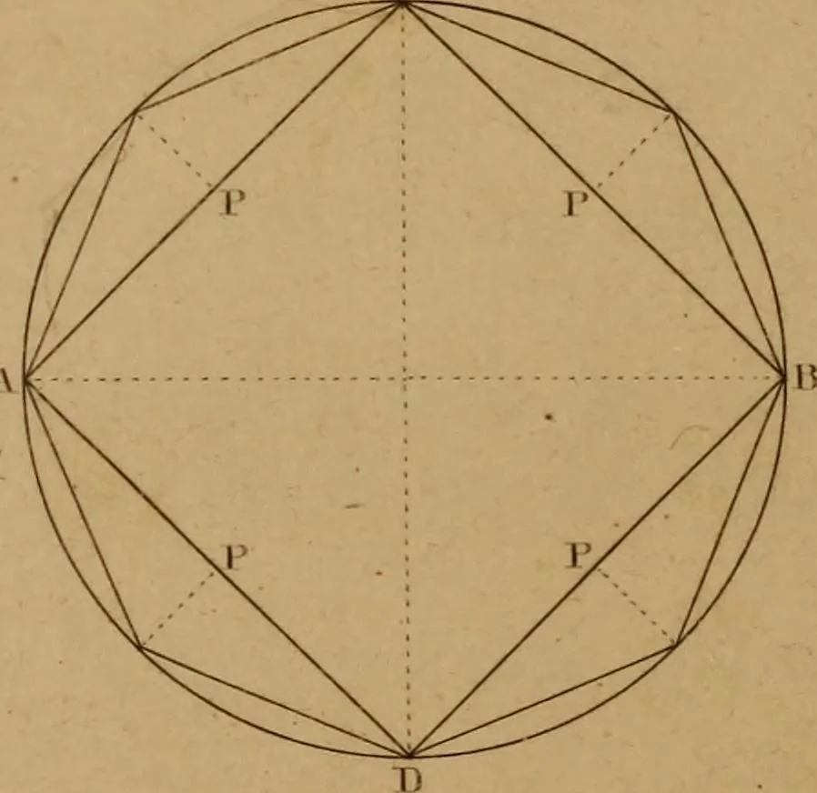 An illustration from A text-book of geometrical drawing, for the use of mechanics and schools, in which the definitions and rules of geometry are familiarly explained .., 1850, leaf 43