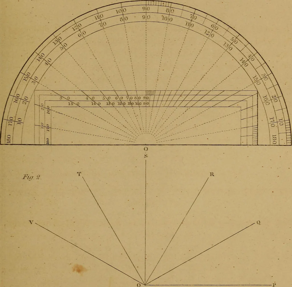 An illustration from A text-book of geometrical drawing, for the use of mechanics and schools, in which the definitions and rules of geometry are familiarly explained .., 1850, leaf 60