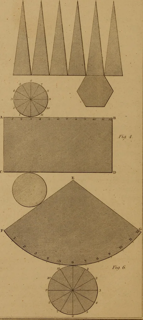 An illustration from A text-book of geometrical drawing, for the use of mechanics and schools, in which the definitions and rules of geometry are familiarly explained .., 1850, leaf 83