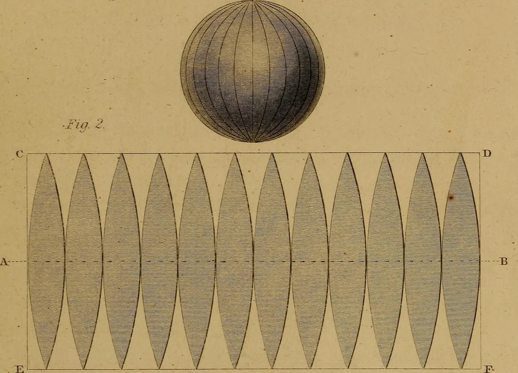 An illustration from A text-book of geometrical drawing, for the use of mechanics and schools, in which the definitions and rules of geometry are familiarly explained .., 1850, leaf 84