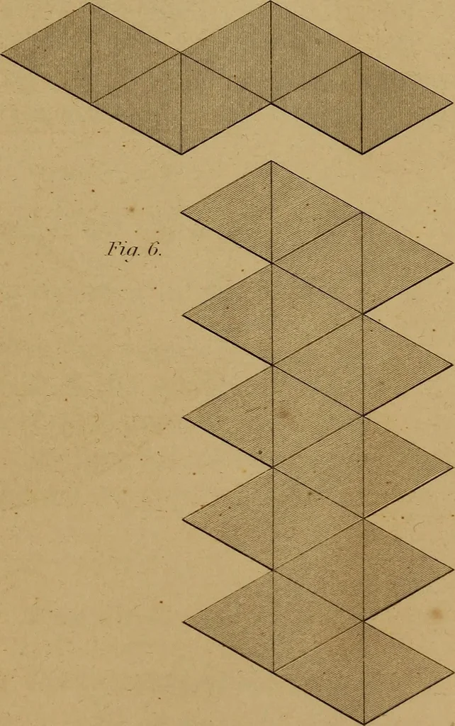An illustration from A text-book of geometrical drawing, for the use of mechanics and schools, in which the definitions and rules of geometry are familiarly explained .., 1850, leaf 84