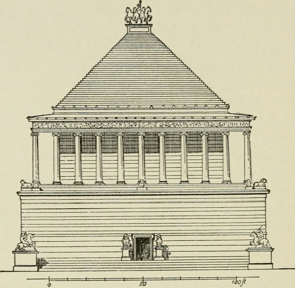 An illustration from A text-book of the history of architecture, 1904, leaf 105