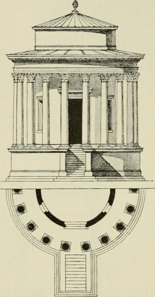 An illustration from A text-book of the history of architecture, 1904, leaf 123